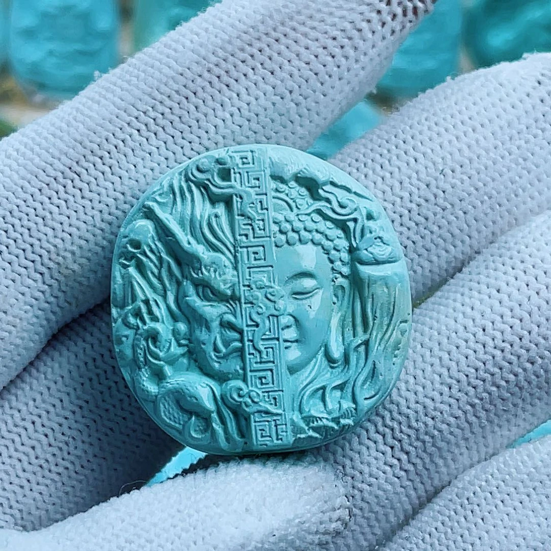 绿松石未镶嵌珠宝奇石