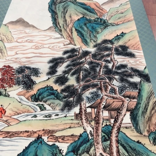 臻红，字画，书法，中堂