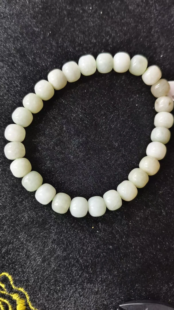 和田玉手串卡8mm