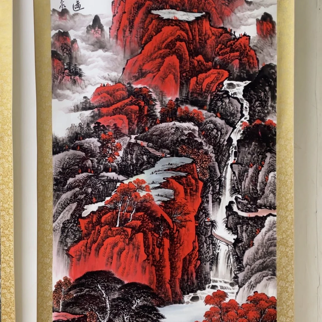 国画老师手笔手绘作品y