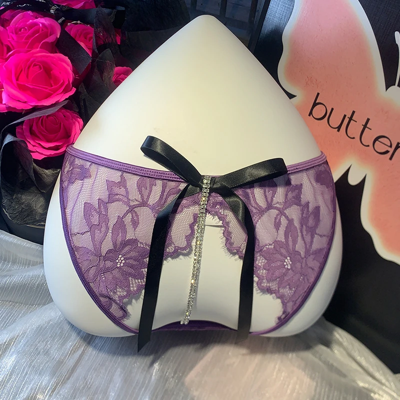 NANA轻奢性感蕾丝内裤女蝴蝶结三角裤