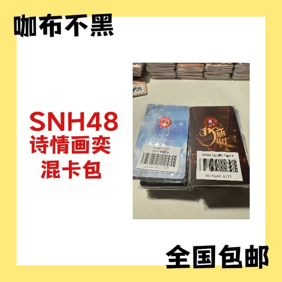 SNH48 诗情画奕双人小卡混卡包