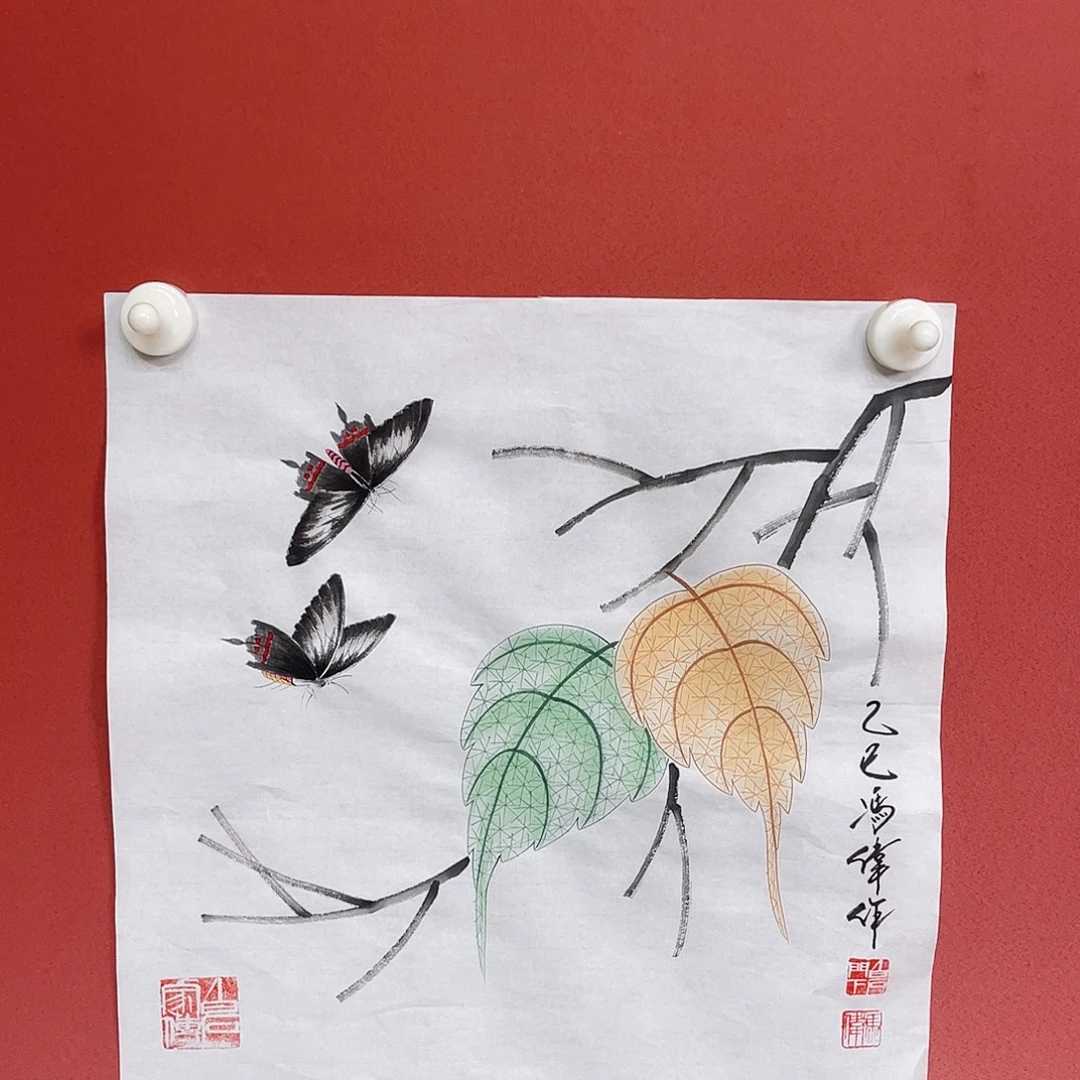 国画冯伟老师手绘国画作品音浩