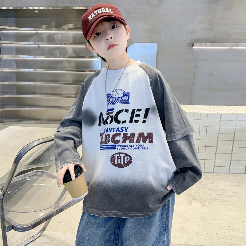 儿童装男童卫衣春秋款2025新款男孩长袖春季酷帅春装上衣中大童潮