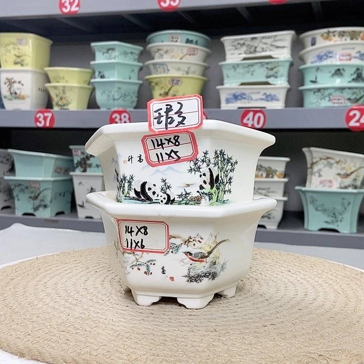 紫砂花瓶紫砂花盆