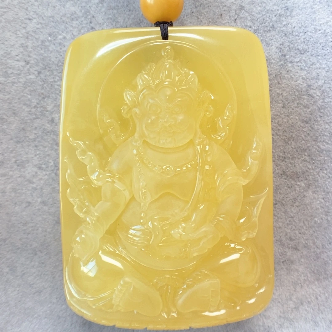 蜜蜡未镶嵌项链吊坠