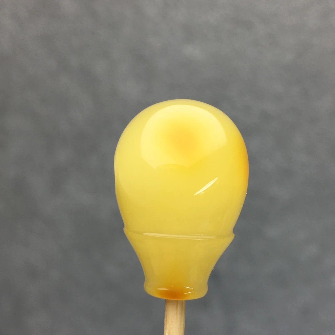 蜜蜡三通 对孔14.8mm红皮俏色 天然原矿保真 无烤色无优化