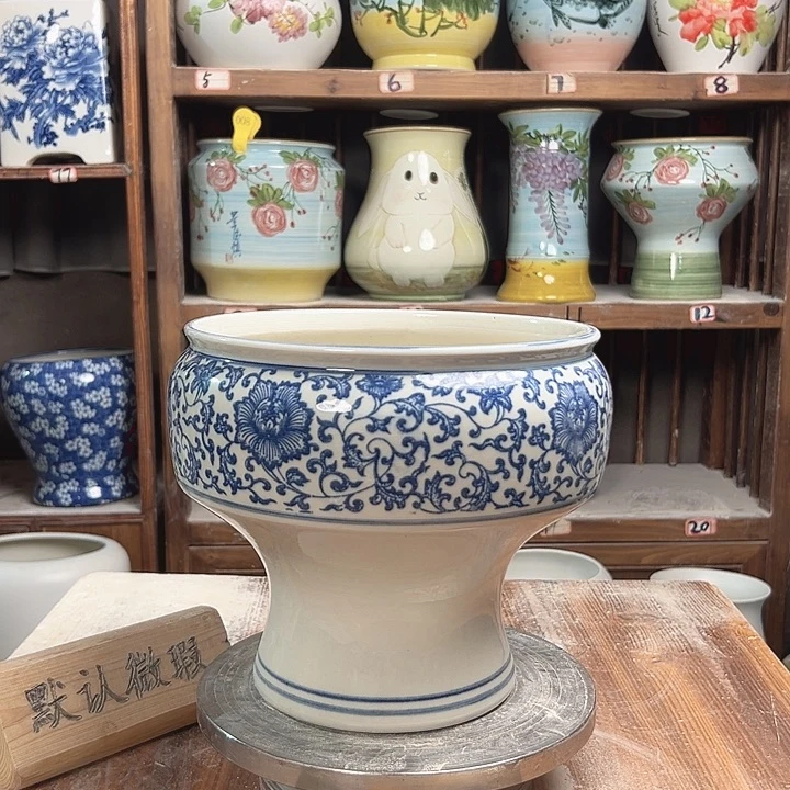 口22青花子连新款新款陶瓷陶瓷陶瓷