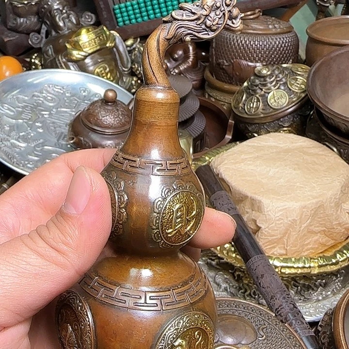 铜器办公室茶室摆件