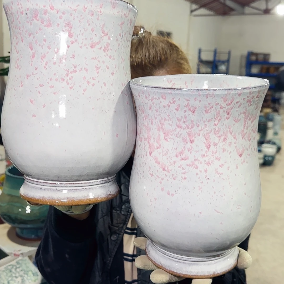 紫砂花盆高25口17