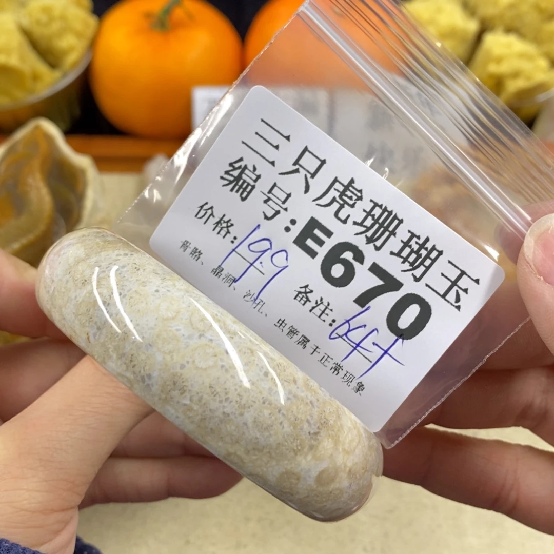 硅化珊瑚（珊瑚玉）1未镶嵌与**邻