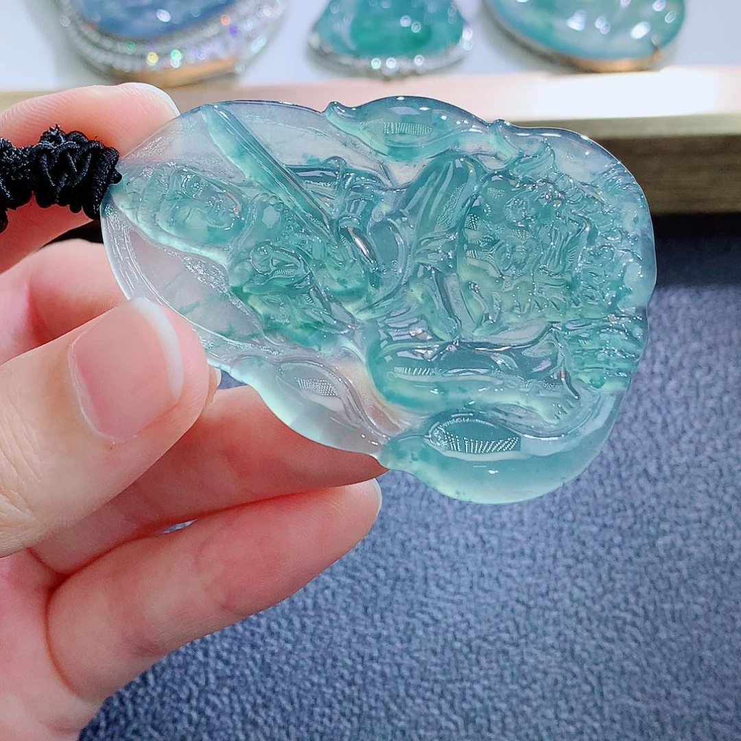 颈饰未镶嵌翡翠翡翠