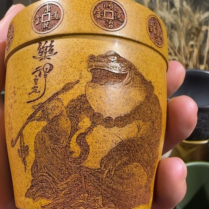 茶杯紫砂全手工紫砂主人杯