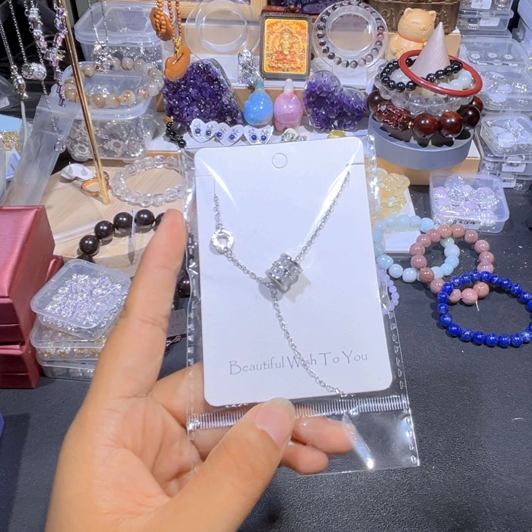 水晶手链未镶嵌莫桑
