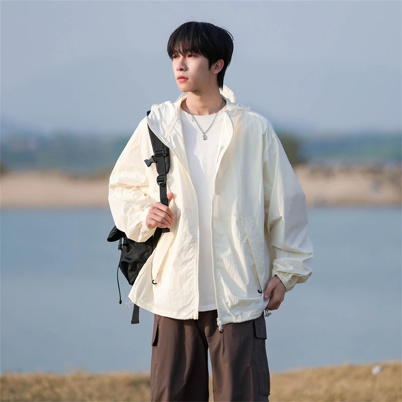 UPF100+防晒衣男女夏季防紫外线休闲连帽防晒服山系户外防晒外套