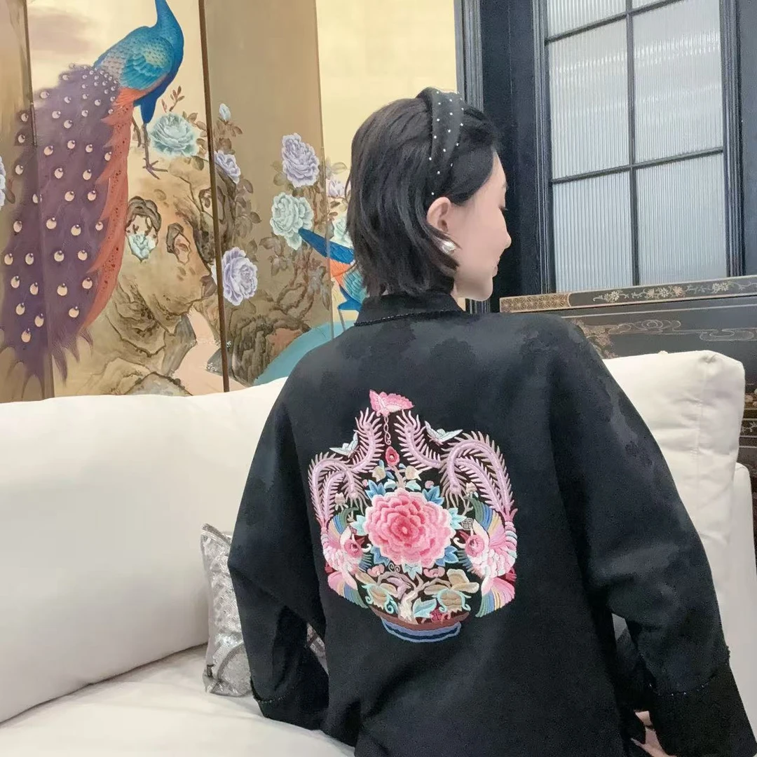 Betty Bairn【镜花水月】高端系列桑蚕丝提花外套25B-BW8776