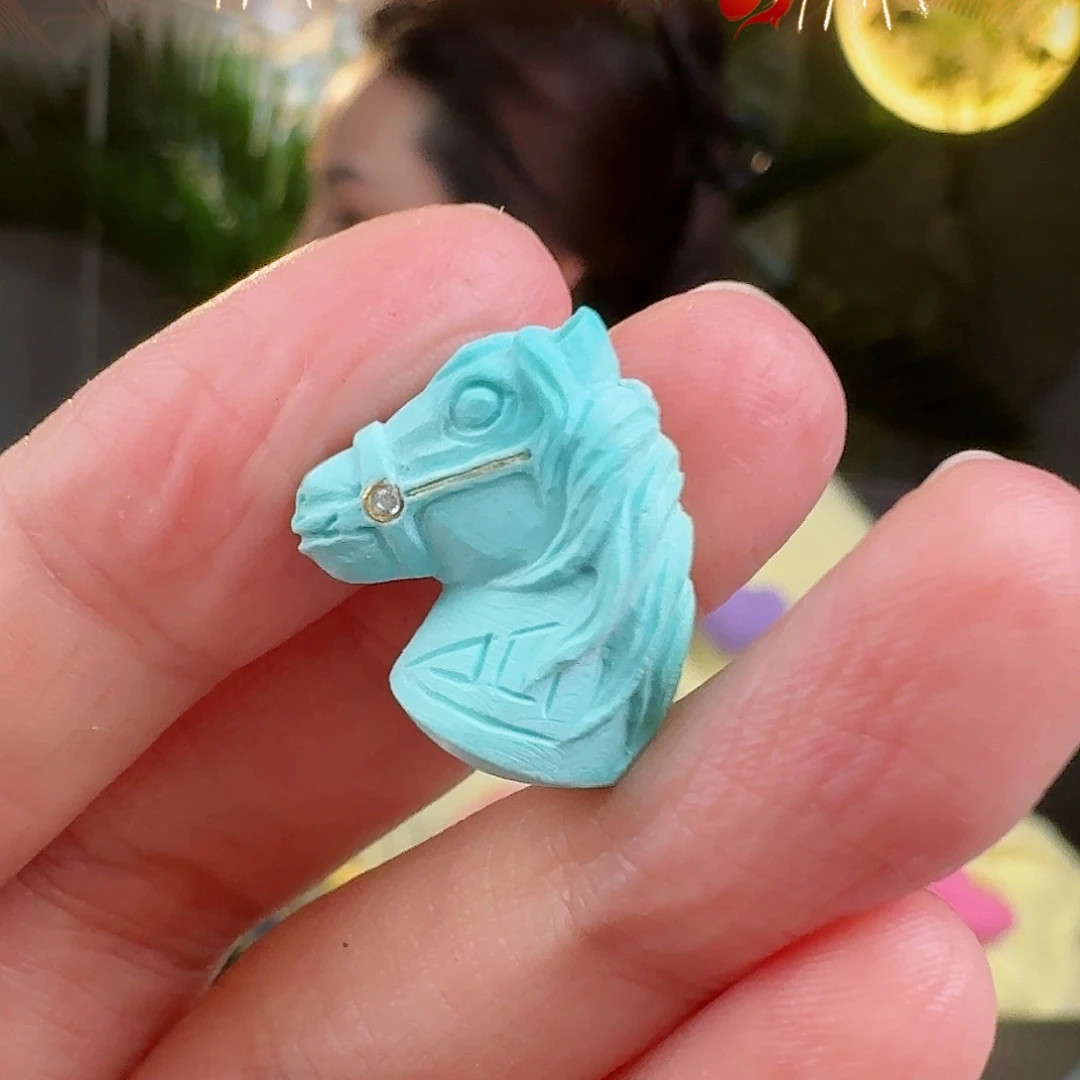 绿松石珠宝奇石未镶嵌