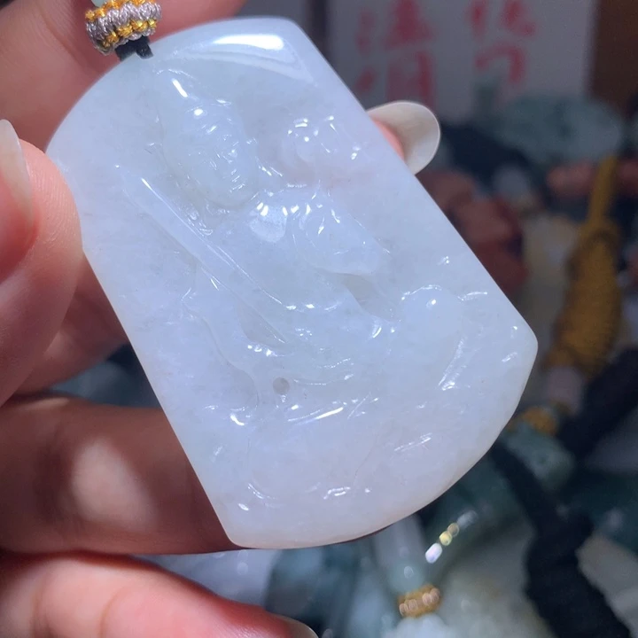 颈饰未镶嵌翡翠保真天然A货翡翠