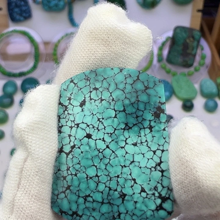 菜籽绿网花无事牌24.3mm兰