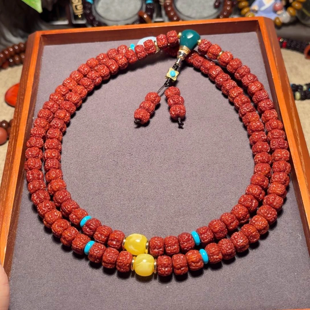 金刚菩提吊坠鉳**鉲一代盘龙10mm