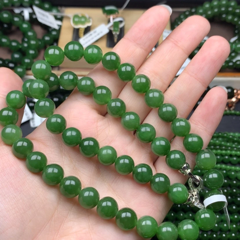 【闪购商品】颈饰未镶嵌和田玉（碧玉）梅**福