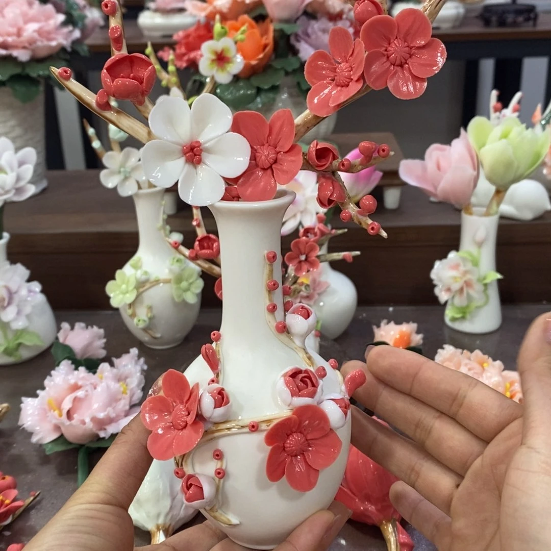 瓷片陶瓷工艺品摆件