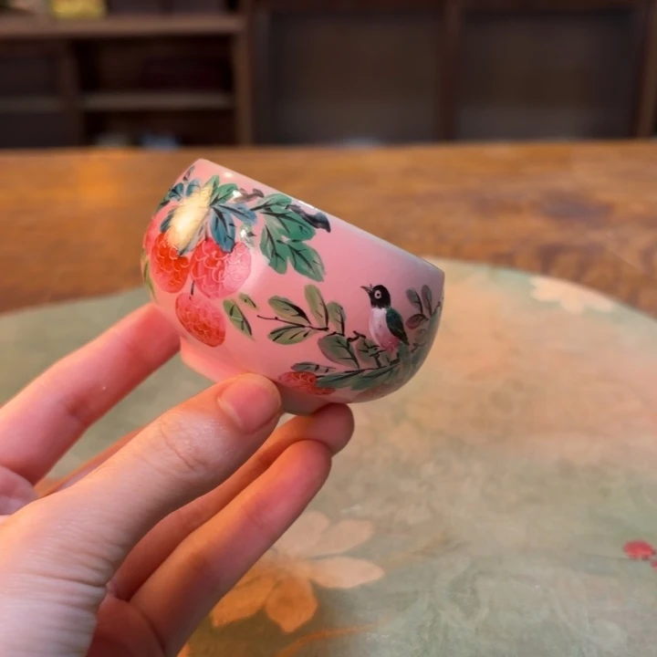 柴烧纯手工手绘陶瓷