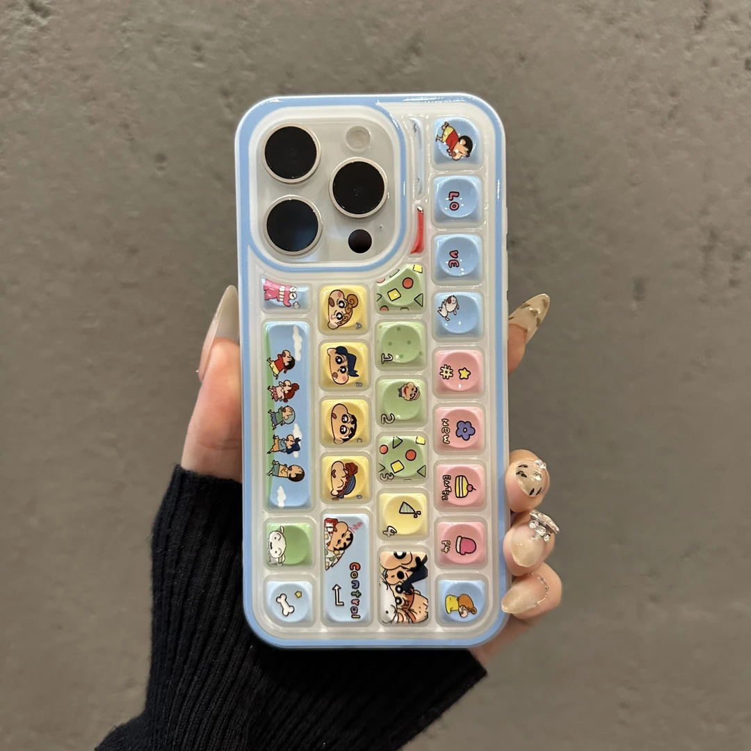 适用于苹果15PROMAX小众苹果14PROMA创意键盘小新手机壳2024新款