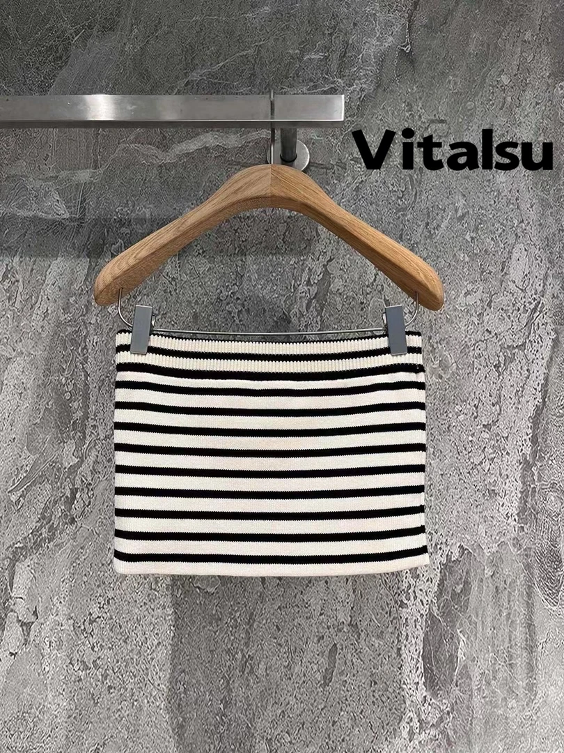 Vitalsu 美式复古抹胸