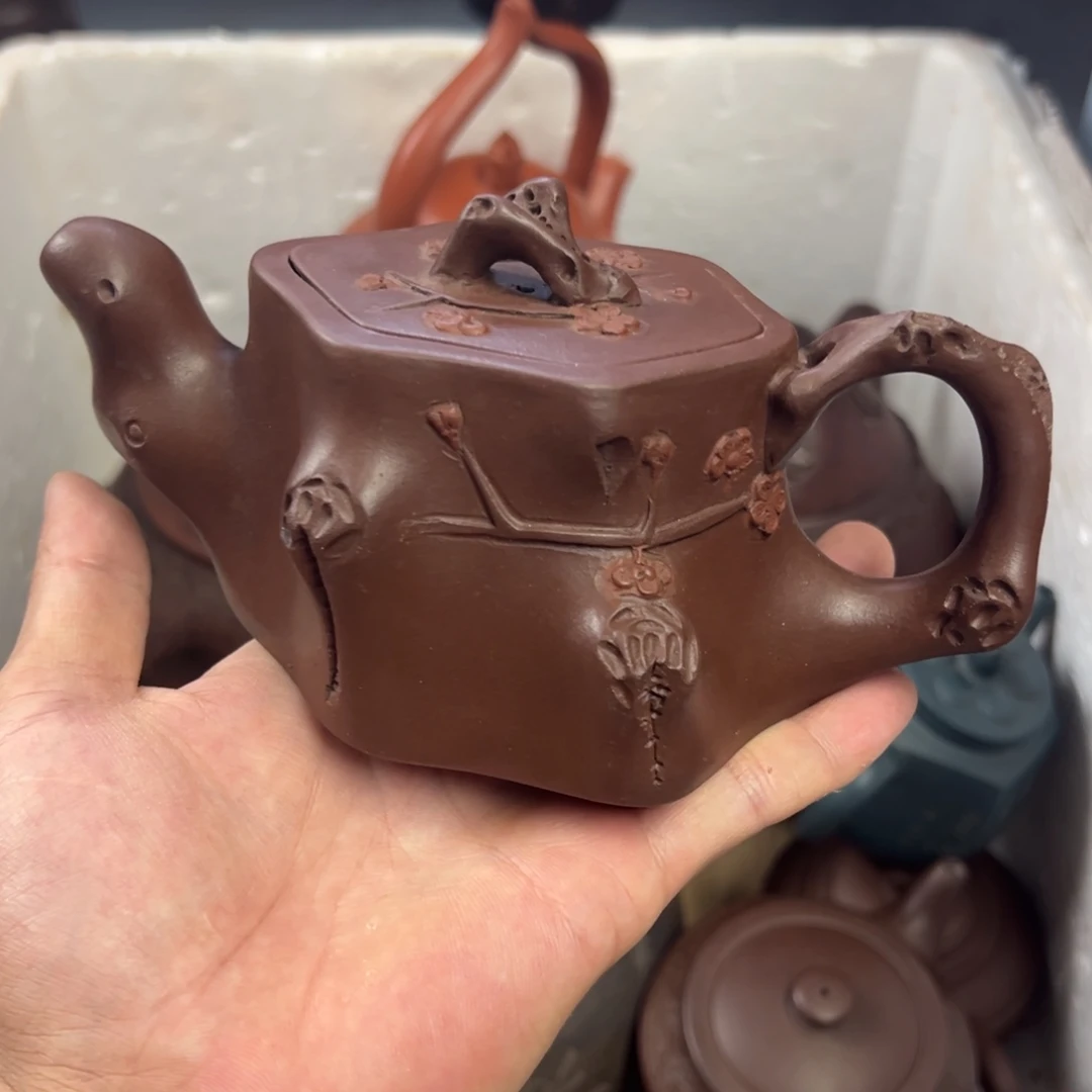 茶壶紫砂宜兴原矿紫砂壶250毫升容量