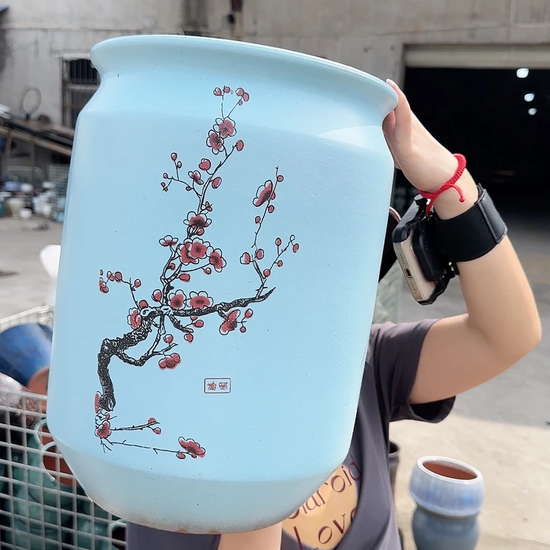紫砂花盆王嫂花盆1001-165高36口26
