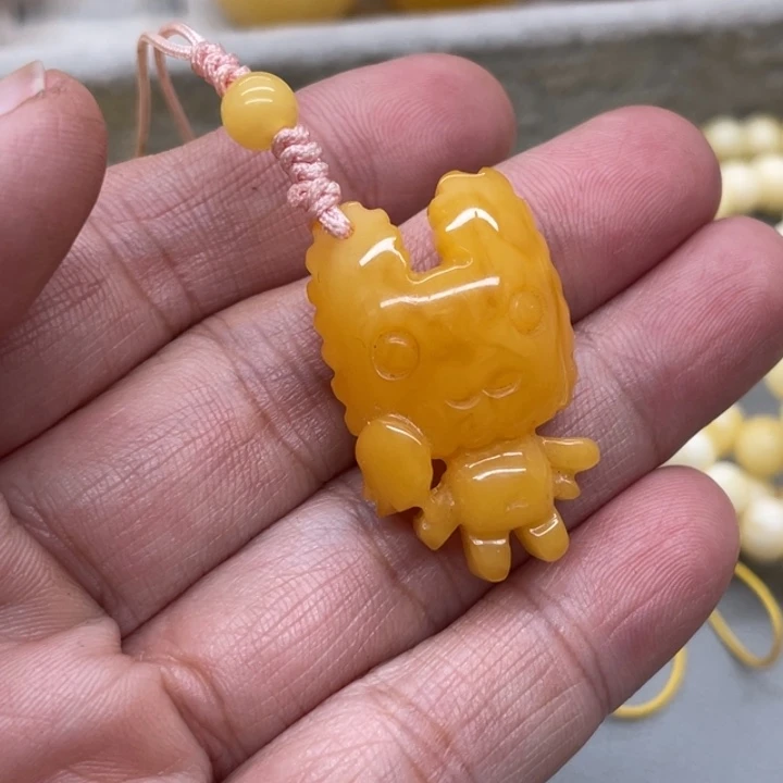 琥珀未镶嵌裸石蜜蜡