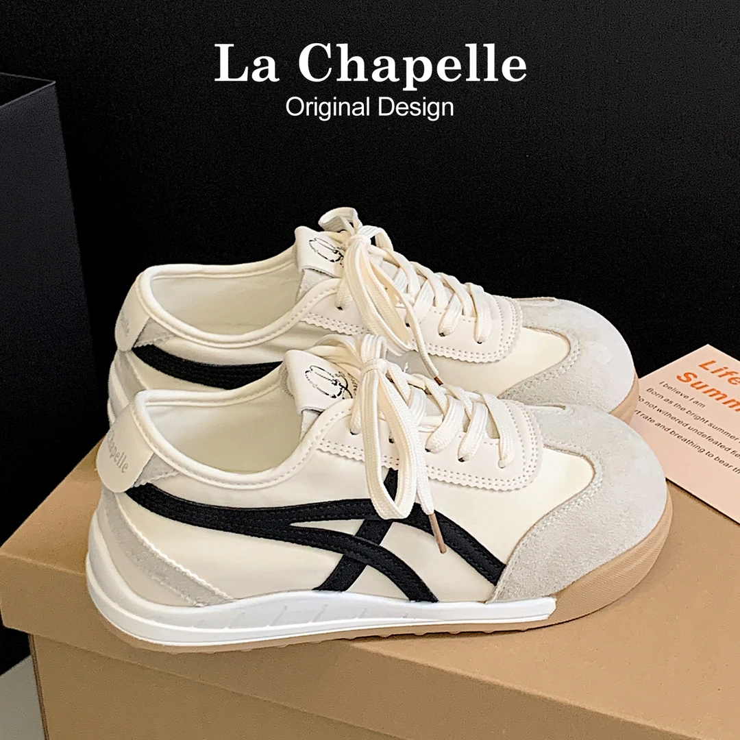 拉夏贝尔德训鞋明星同款百搭鞋子2025夏季新款时尚舒适休闲运动鞋