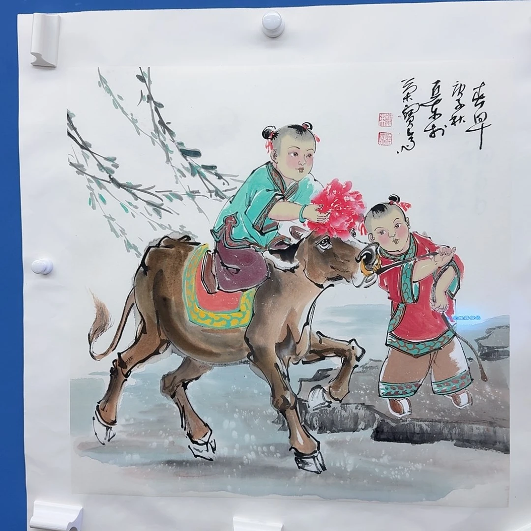 国画多次参加国内外大型