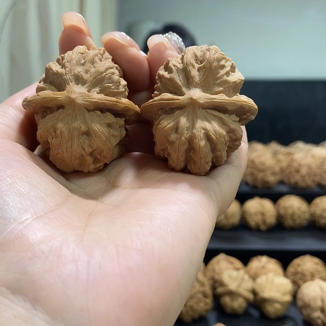 把件文玩核桃42平谷方块有修