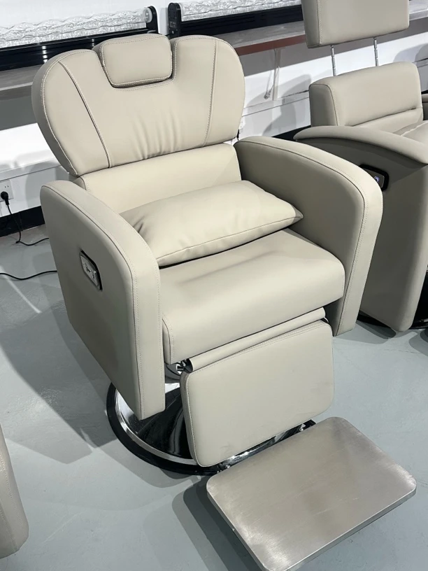 LY发廊养发馆头疗刮痧座椅理发店专用放倒升降剪发椅美容椅子