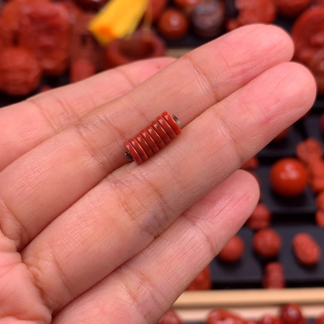 南红玛瑙直切隔片5.3mm未镶嵌