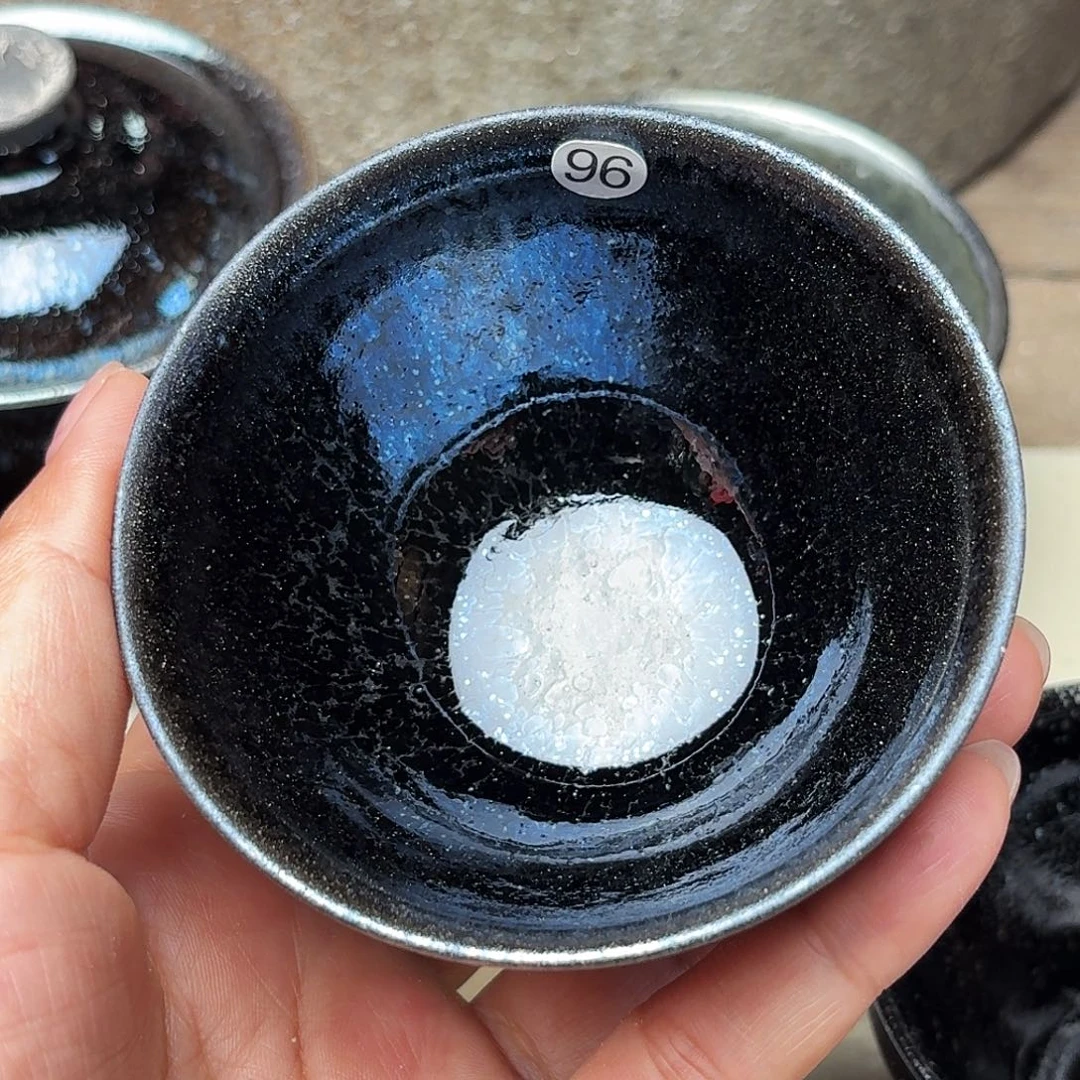 茶盏义兴龙窑建盏96微瑕