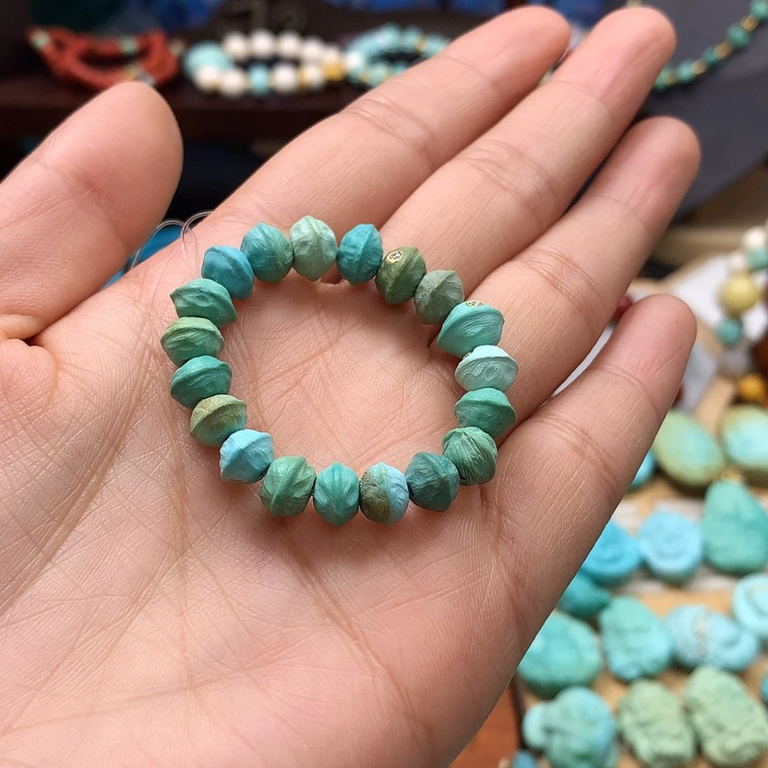 未镶嵌绿松石挂件半成品