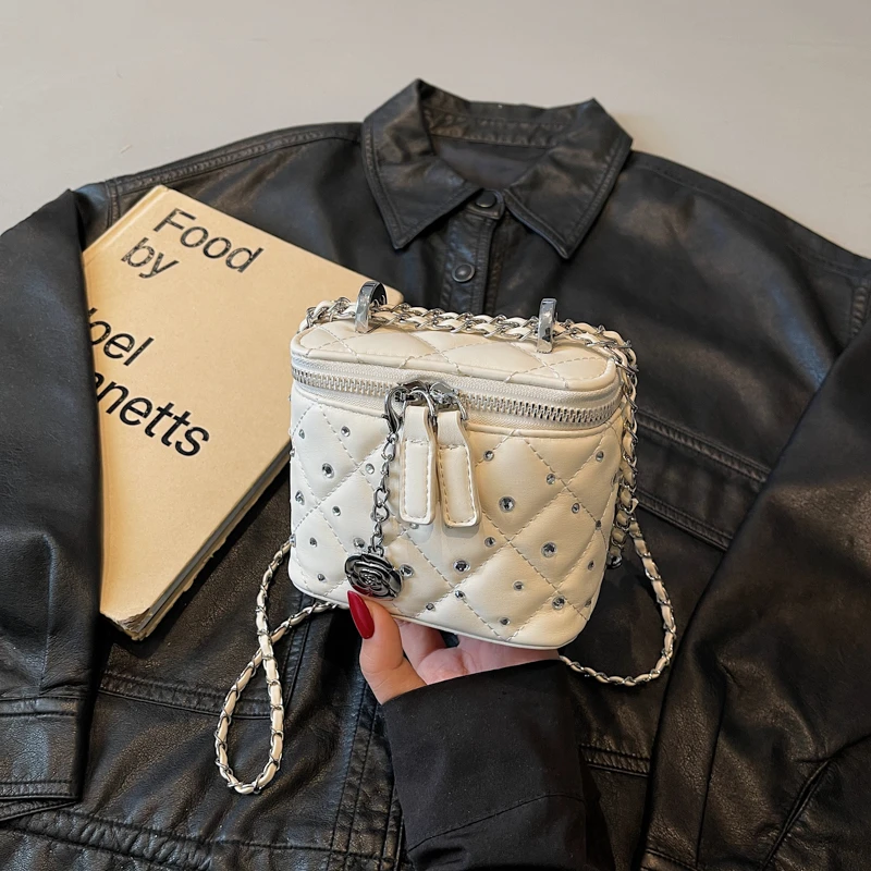 小香风菱格链条包包女2025新款潮时尚夏季小方包超火百搭斜挎包