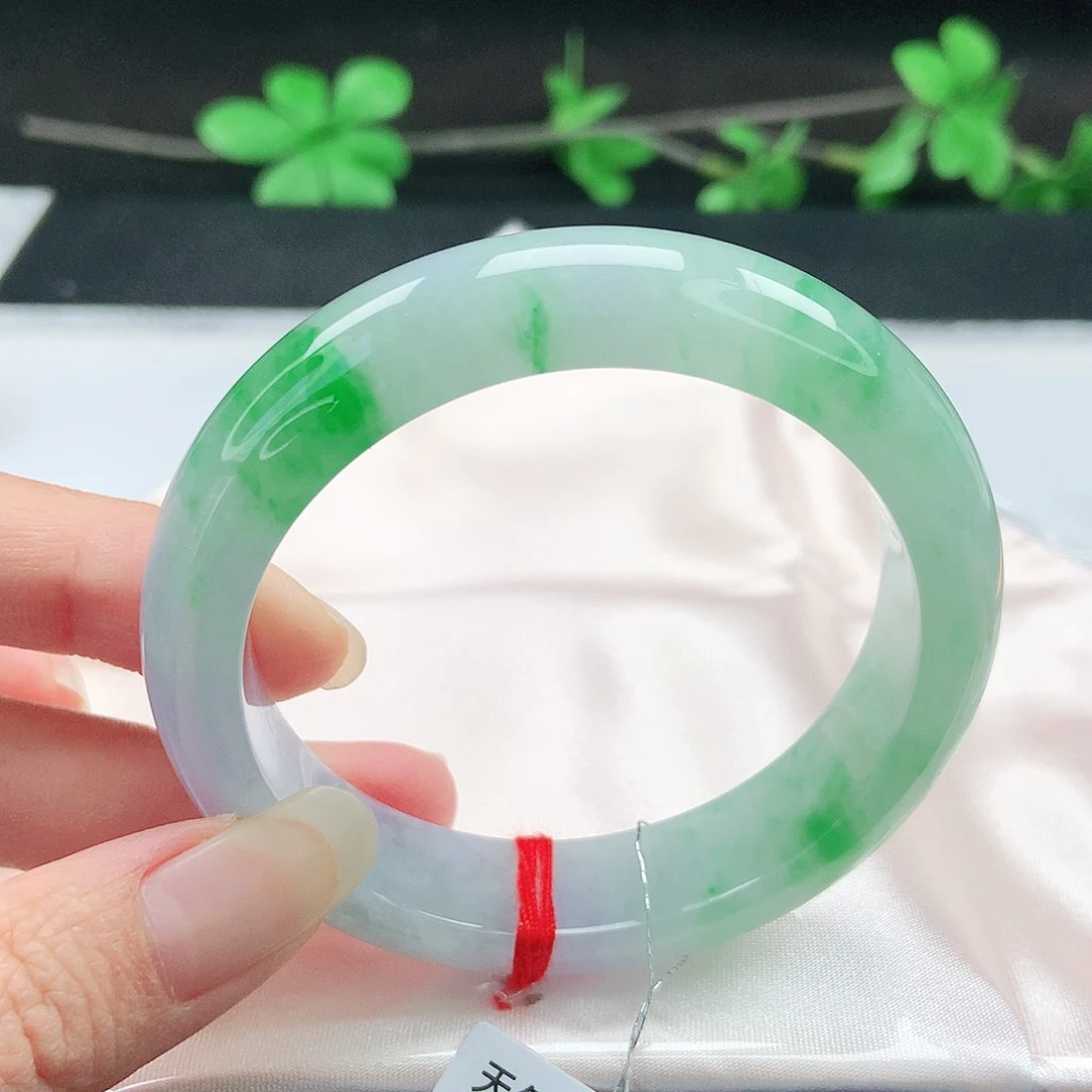 未镶嵌手镯翡翠55圈