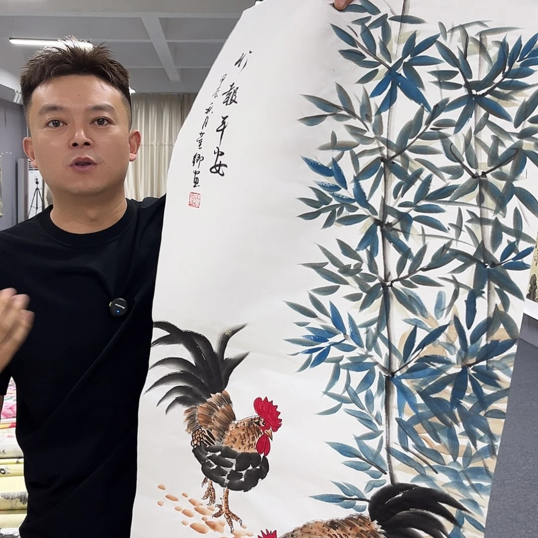 国画国画老师手绘作品