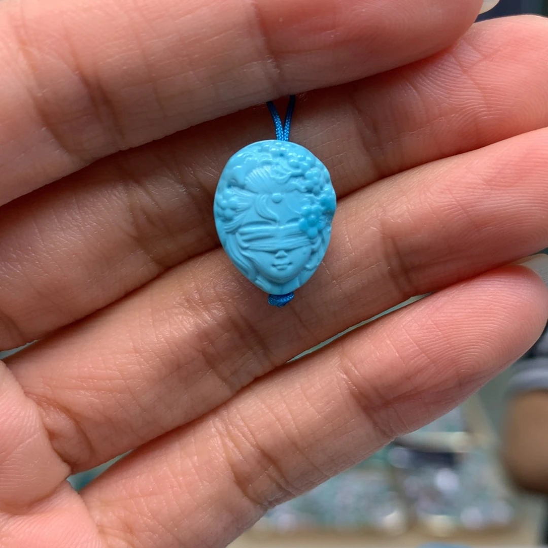 绿松石未镶嵌配饰