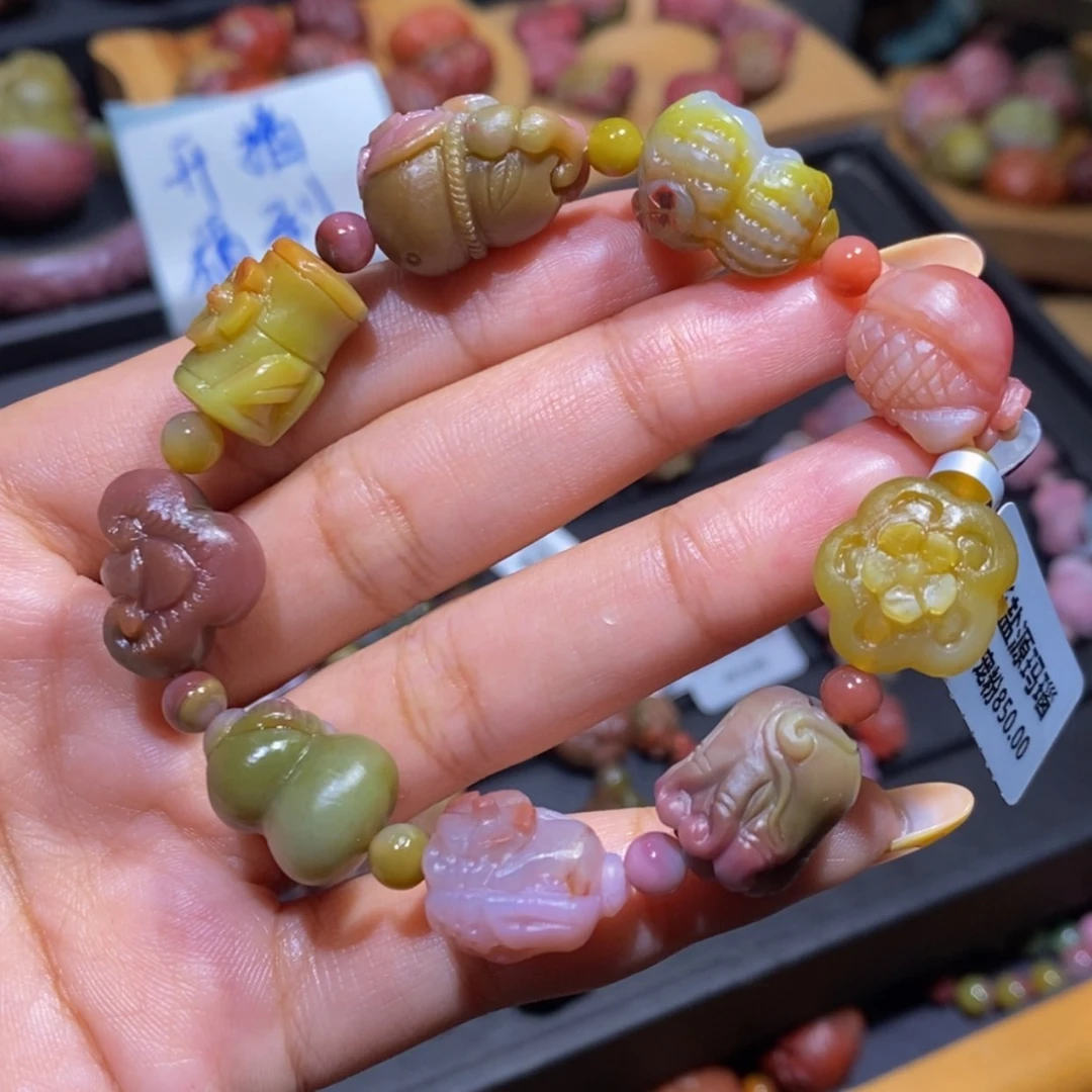 【闪购商品】玛瑙/玉髓手串未镶嵌盐源玛瑙