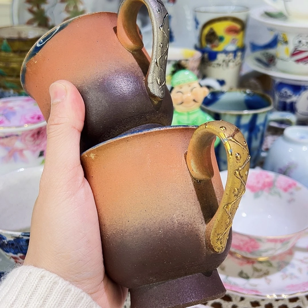 馒***头咖啡杯和咖啡杯两块