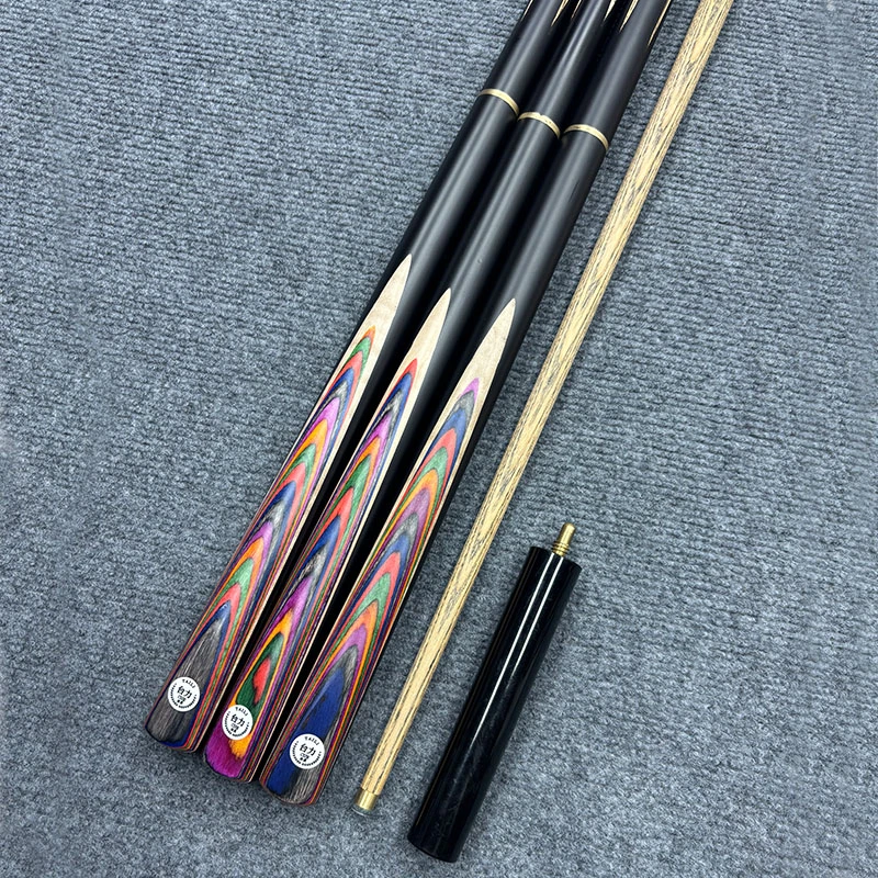 台力炫彩10mm小头分体台球杆中式黑8八球杆桌球杆斯诺克白蜡木