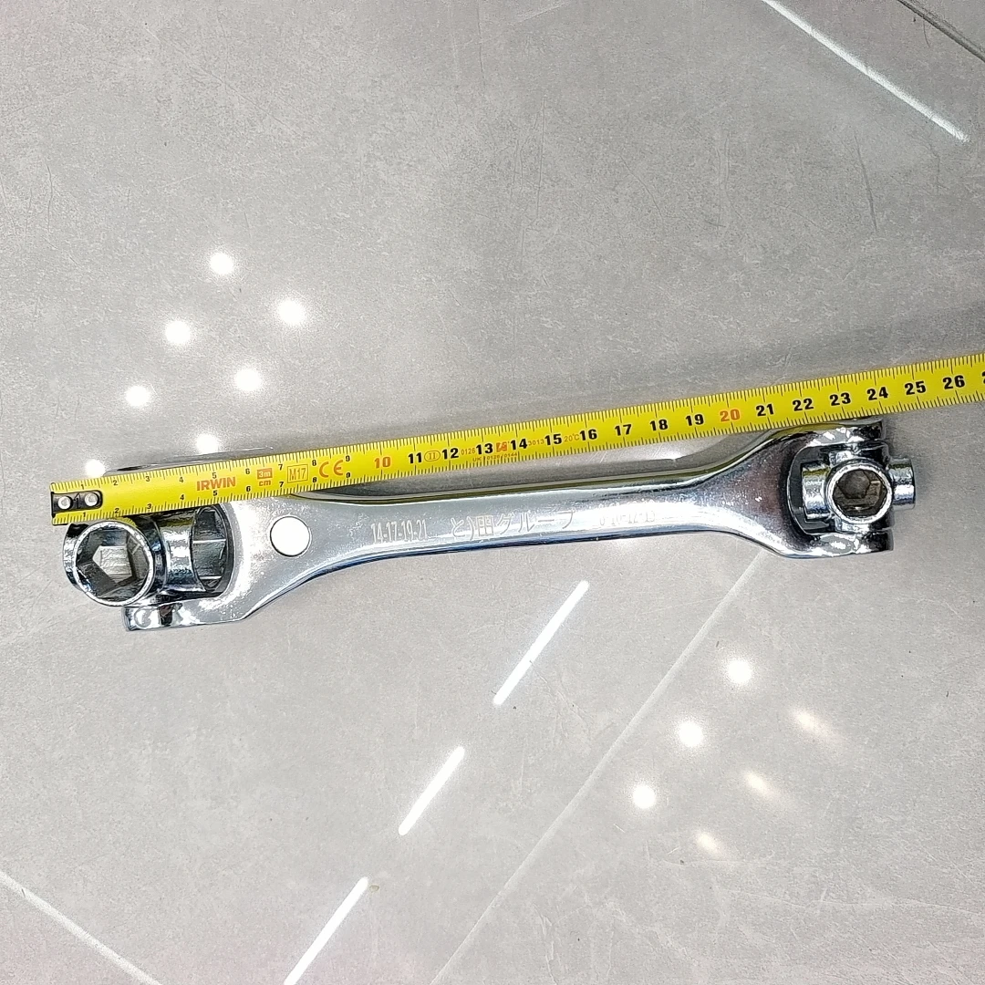 多功能套筒扳手可360度旋转适用于8至21维修场景六角8MM工具