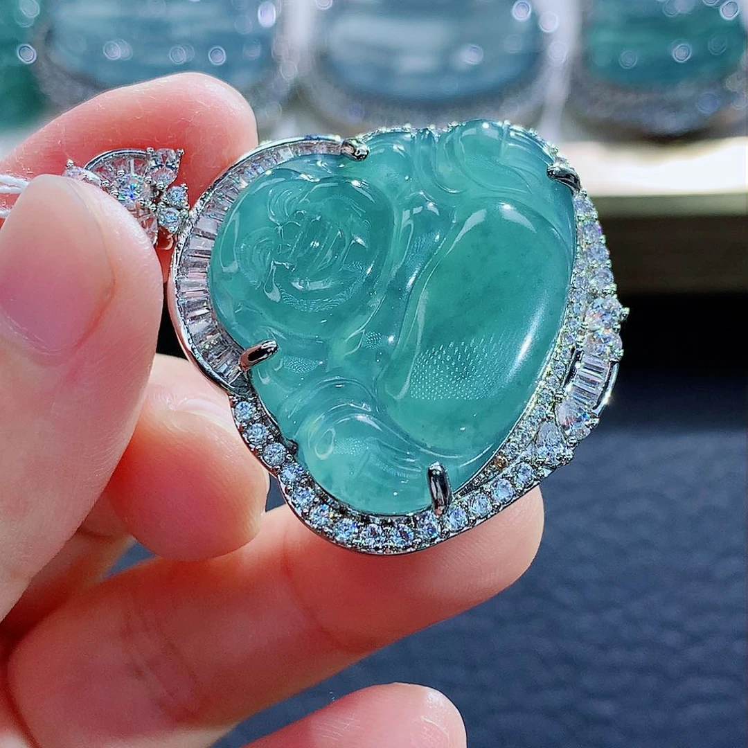 未镶嵌挂件翡翠翡翠