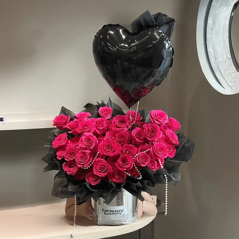 七夕新款弗洛伊德玫瑰鲜花免费同城生日求婚生日花束鲜花花束仪式