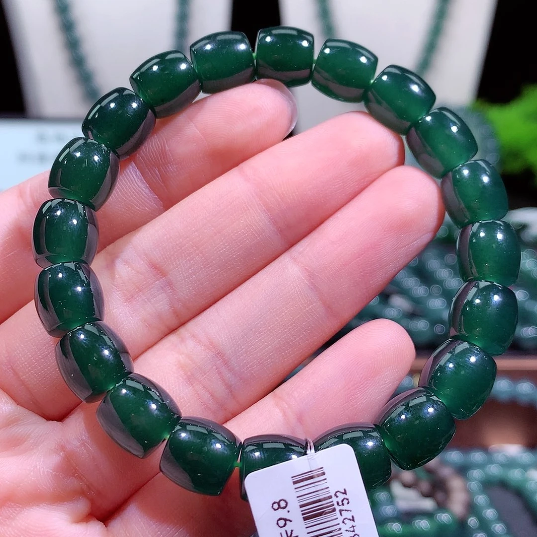 翡翠未镶嵌手链天然a货翡翠手串9.8